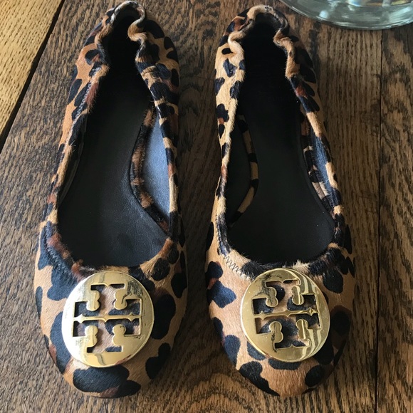 Tory Burch Shoes - Authentic Tory Burch leopard print Reva flats